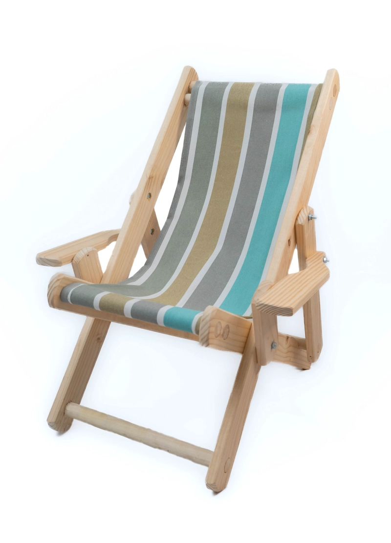 SILLA PLAYA NIÑO SILLAS Y MUEBLES PLEGABLE MADERA CLASICA - 2