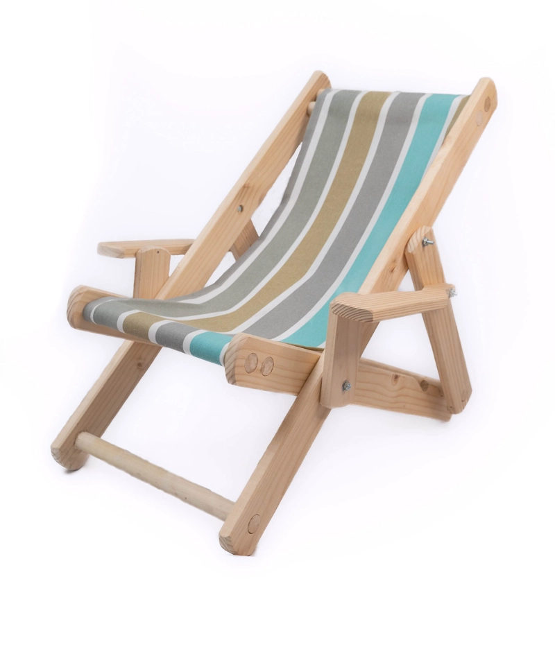 SILLA PLAYA NIÑO SILLAS Y MUEBLES PLEGABLE MADERA CLASICA - 3