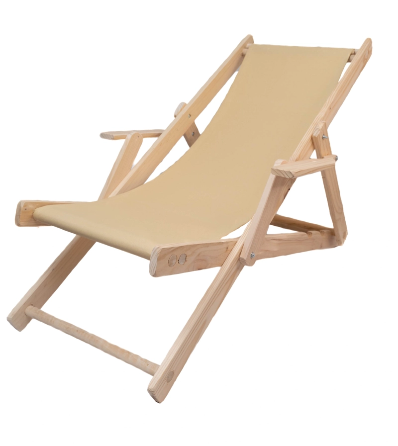 SILLA PLAYA SILLAS Y MUEBLES PLEGABLE 1 CUERPO MADERA CLASICA - 3