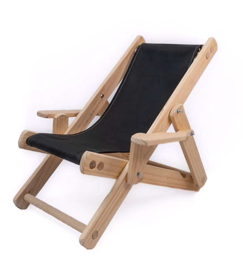 SILLA PLAYA NIÑO SILLAS Y MUEBLES PLEGABLE 1 CUERPO MADERA CLASICA - 3