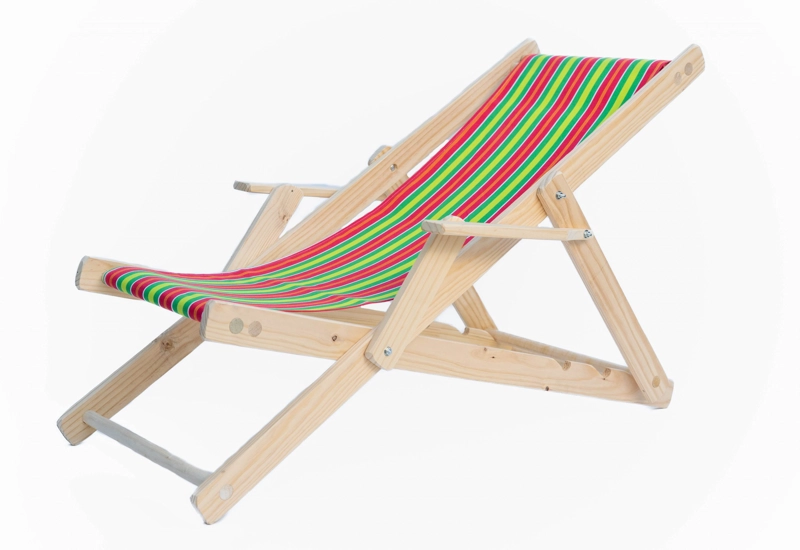SILLA PLAYA SILLAS Y MUEBLES PLEGABLE MADERA CLASICA - 3