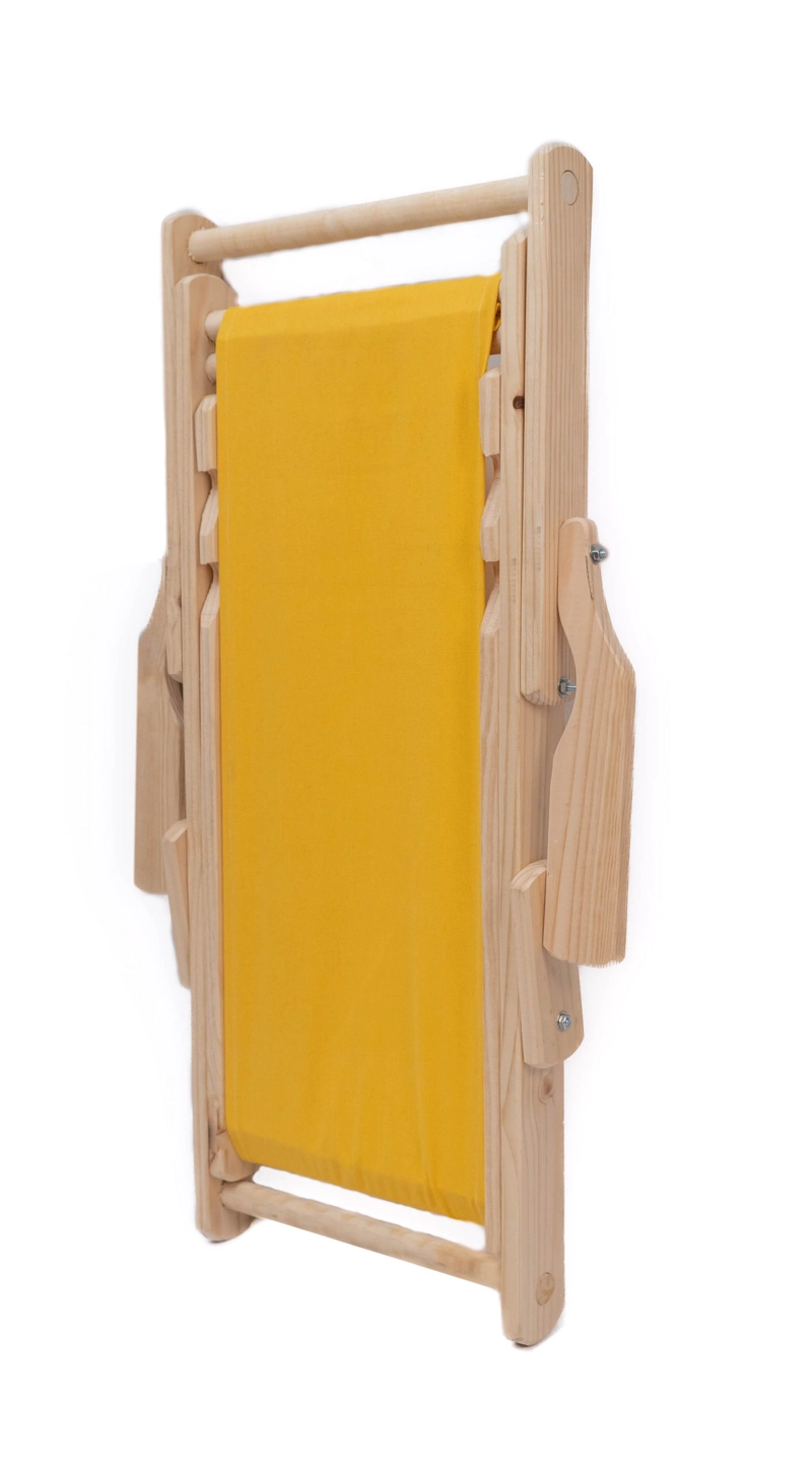 SILLA PLAYA NIÑO SILLAS Y MUEBLES PLEGABLE 1 CUERPO MADERA CLASICA - 1