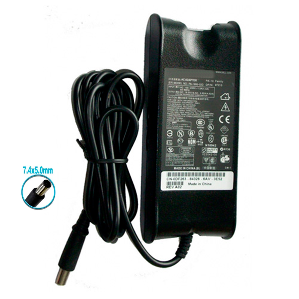 CARGADOR NOTEBOOK BYTECA DELL 19.5V 4.62A 90W PUNTA GRUESA - 2