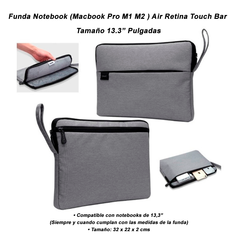 FUNDA NOTEBOOK MACBOOK AIR PRO M1 M2 RETINA TOUCH BAR 13.3 - 2