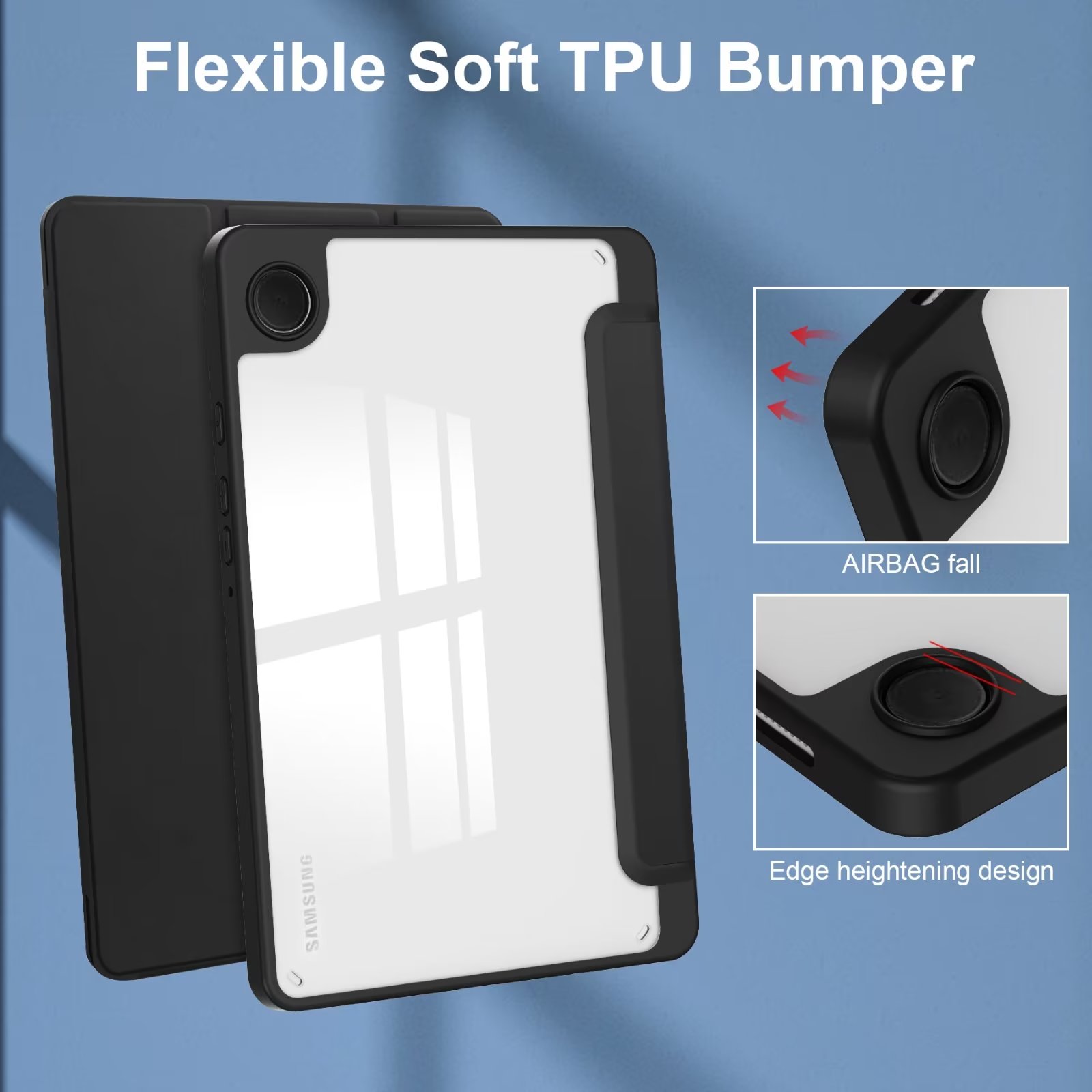 CARCASA BYTECA SAMSUNG A9 - 8.7 COVER FUNDA PARA TABLET SAMSUNG A9 8.7 - 3