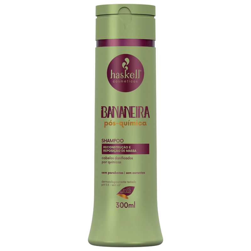 SET HASKELL SHAMPOO + ACONDICIONADOR BANANEIRA 300 ML - 2