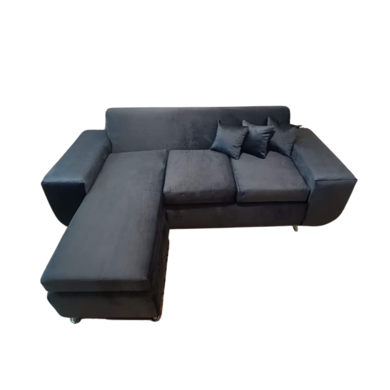 SOFÁ L LAIZA GRIS MOBILIARIA MANO AMIGA - 4