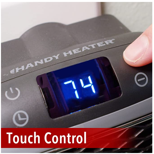 CALENTADOR ELÉCTRICO PARED CALEFACTOR EL HOGAR 800 W - 4