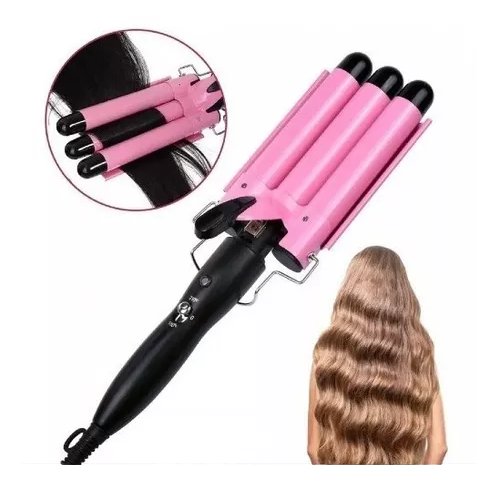 ONDULADOR DE CABELLO RIZADOR EL TRIPLE BARRIL - 4