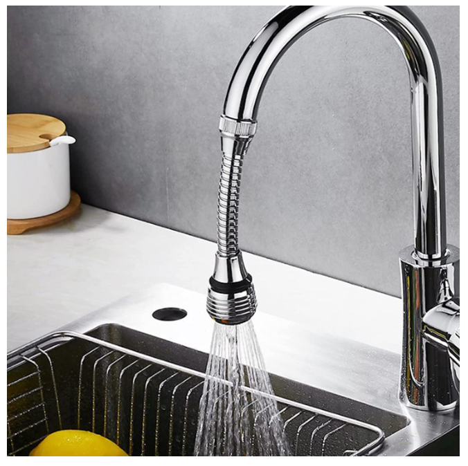 AIREADOR GRIFO BOQUILLA AGUA FLEXIBLE GIRO 360° - 1