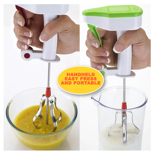 BATIDORA DE MANO FÁCIL USO MEZCLADORA MANUAL - 3