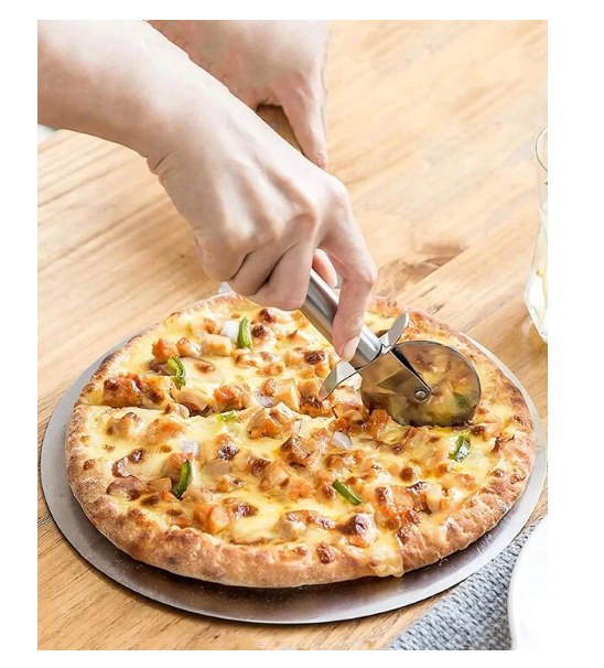 CORTADOR DE PIZZA DE ACERO INOXIDABLE - 2