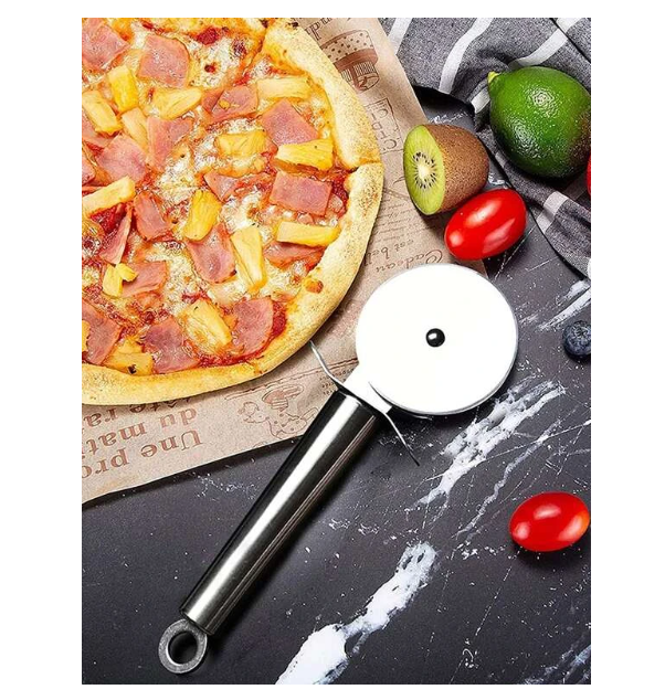 CORTADOR DE PIZZA DE ACERO INOXIDABLE - 3