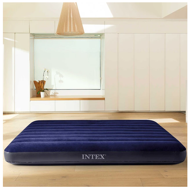 COLCHÓN INFLABLE INTEX 153 CM PARA DOS PERSONAS LIGERO Y DURADERO - 3