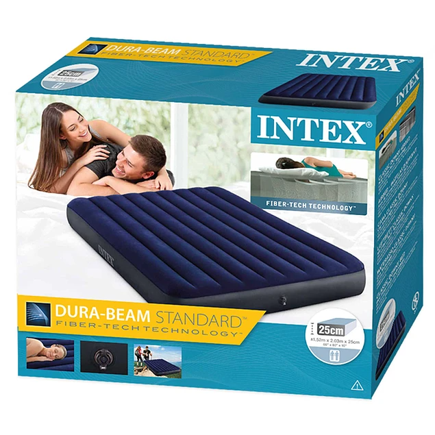 COLCHÓN INFLABLE INTEX 153 CM PARA DOS PERSONAS LIGERO Y DURADERO - 8