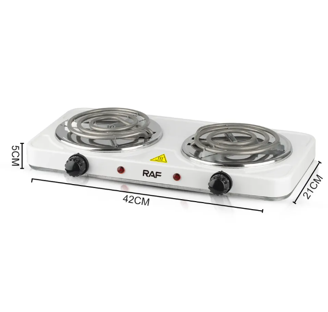 COCINA ELÉCTRICA 2 PLATOS ESTUFA CON DOS PLACAS COCCIÓN - 5