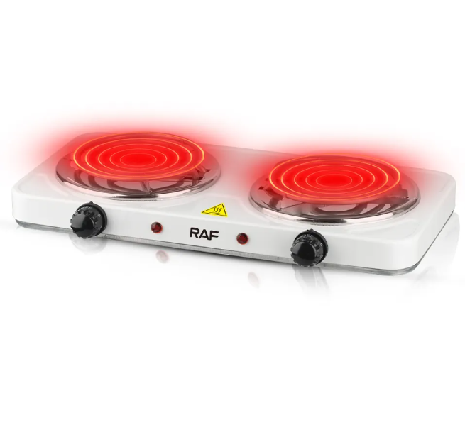 COCINA ELÉCTRICA 2 PLATOS ESTUFA CON DOS PLACAS COCCIÓN - 6