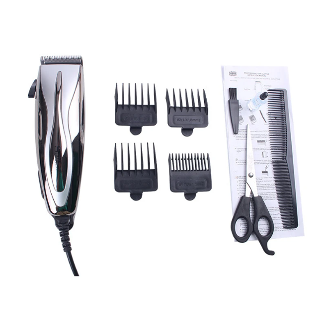MÁQUINA CORTADORA DE PELO MASCULINA AFEITADORA HOJA AJUSTABLE - 1