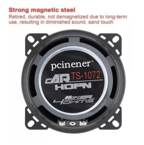 PARLANTES PARA AUTO 250W DE 10CM - 4