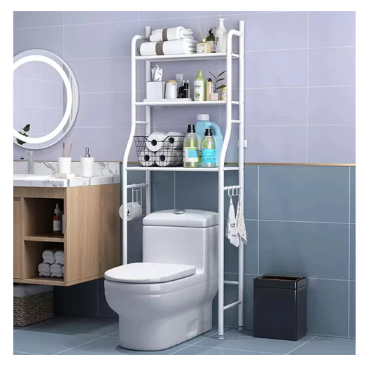 RACK ORGANIZADOR BAÑO ESTANTE INODORO - 2