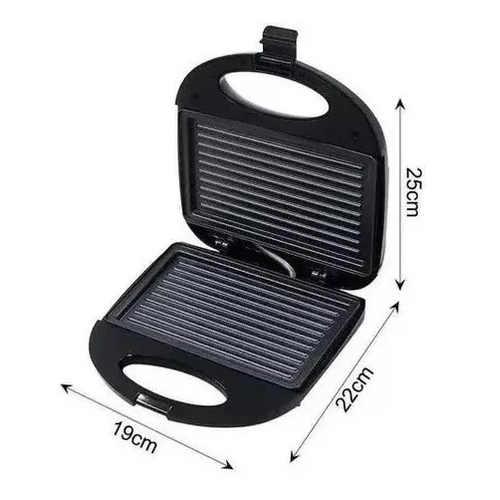 SANDWICHERA RAF ELÉCTRICA TOSTADORA PAN GRILL CAPACIDAD 2 - 6