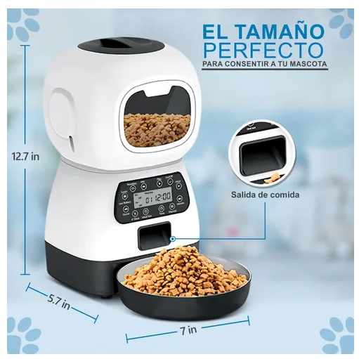 ROBOT DISPENSADOR PERROS ALIMENTO AUTOMÁTICO - 2