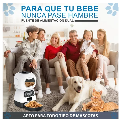 ROBOT DISPENSADOR PERROS ALIMENTO AUTOMÁTICO - 4