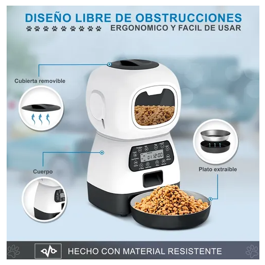 ROBOT DISPENSADOR PERROS ALIMENTO AUTOMÁTICO - 5