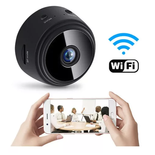 MINI CÁMARA DE SEGURIDAD A9 CON WIFI 1080P VISIÓN NOCTURNA INALÁMBRICA HOGAR - 1