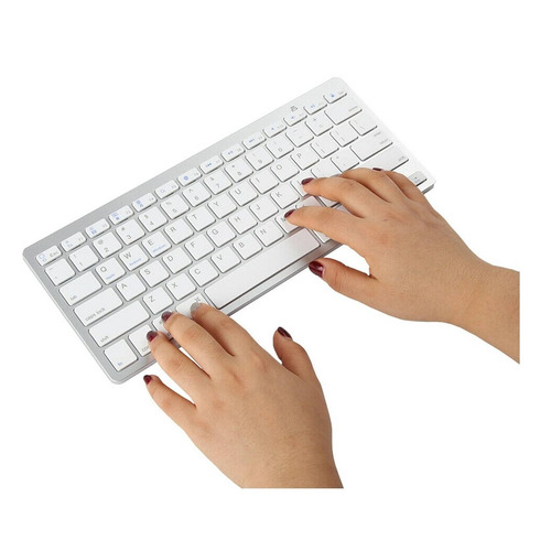 TECLADO BLUETOOTH WEIBO ESPAÑOL ULTRADELGADO - 1