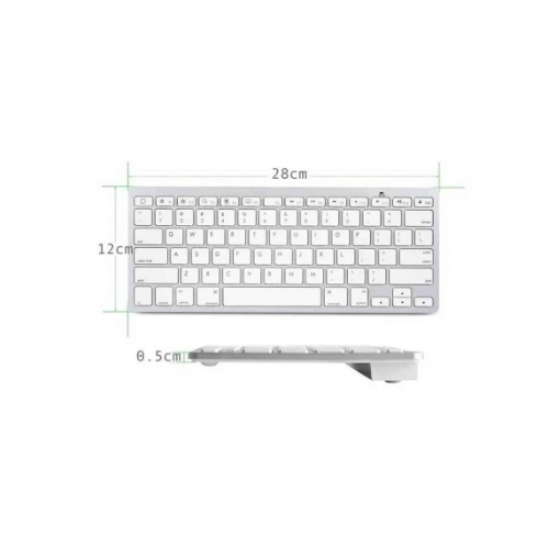 TECLADO BLUETOOTH WEIBO ESPAÑOL ULTRADELGADO - 5