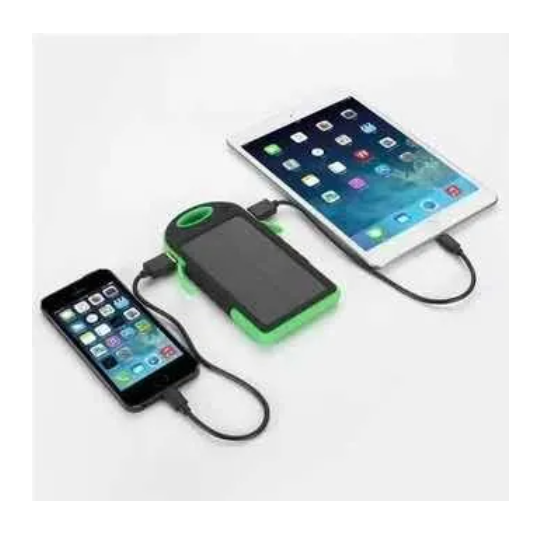 CARGADOR SOLAR PORTÁTIL POWER BANK INALÁMBRICO DUAL USB - 6