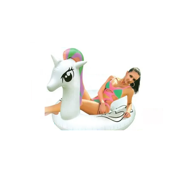 FLOTADOR PONY INFLABLE PISCINAS PLAYAS - 4