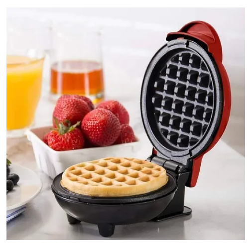 WAFLERA MINI MÁQUINA HACER WAFFLES FÁCIL USO CAPACIDAD 1 - 2