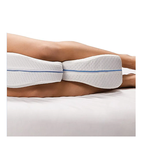 COJÍN ALMOHADA PIERNAS RODILLAS ORTOPÉDICO ALGODÓN BLANCO - 3