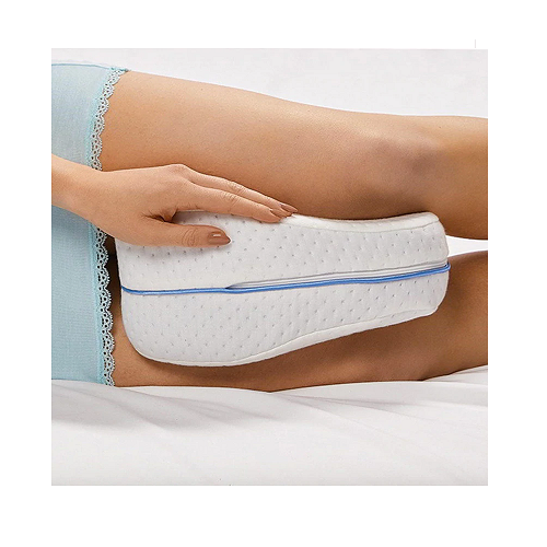 COJÍN ALMOHADA PIERNAS RODILLAS ORTOPÉDICO ALGODÓN BLANCO - 4