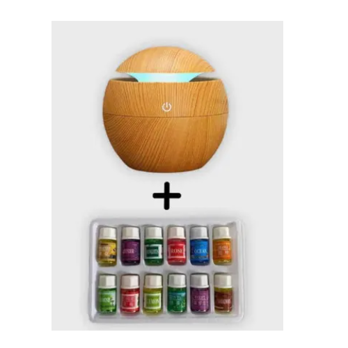 PACK DIFUSOR AROMÁTICO + 12 ACEITES ESENCIALES DE 3 ML C/U - 2