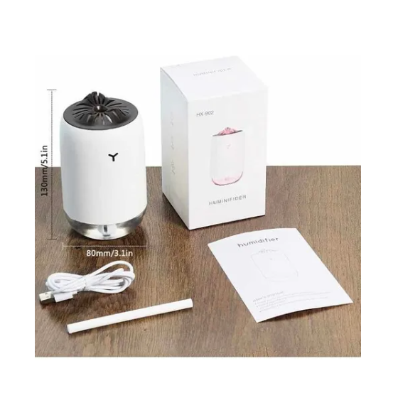 HUMIDIFICADOR CON LUZ MÁGICA DIFUSOR AROMÁTICO - 4