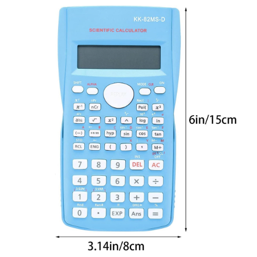 CALCULADORA CIENTÍFICA DE GRADO PROFESIONAL CELESTE - 5
