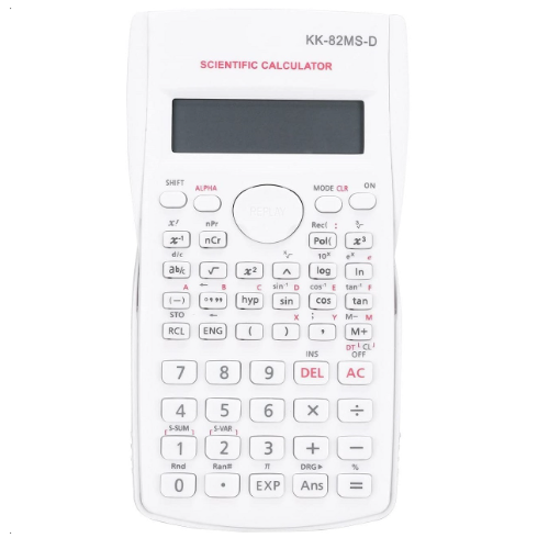 CALCULADORA CIENTÍFICA DE GRADO PROFESIONAL BLANCO - 1