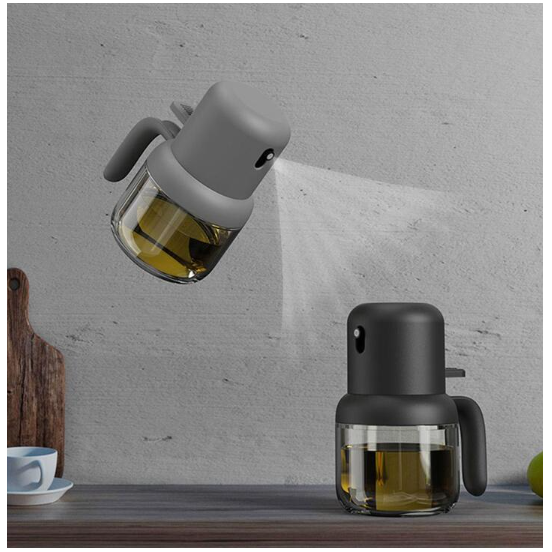 BOTELLA DE ACEITE TRANSPARENTE EN SPRAY PARA COCINA - 3