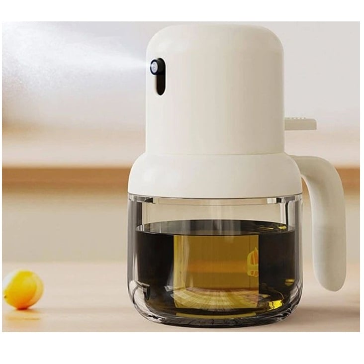 BOTELLA DE ACEITE TRANSPARENTE EN SPRAY PARA COCINA - 4
