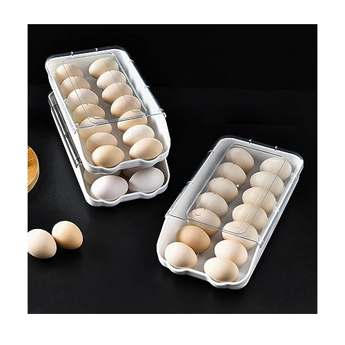 CAJA DE ALMACENAMIENTO DE HUEVOS PARA REFRIGERADOR - 3