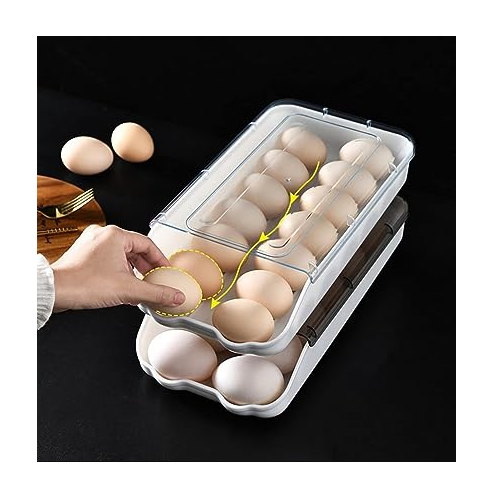 CAJA DE ALMACENAMIENTO DE HUEVOS PARA REFRIGERADOR - 5