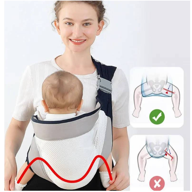 PORTABEBÉ CANGURO FÁCIL USAR ERGONÓMICO HASTA 15KG NEGRO - 3