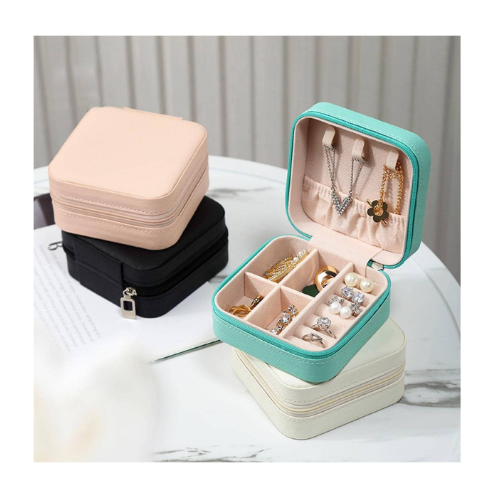 PEQUEÑO ESTUCHE JOYERO CAJA DE ALMACENAMIENTO DE VIAJE - 8