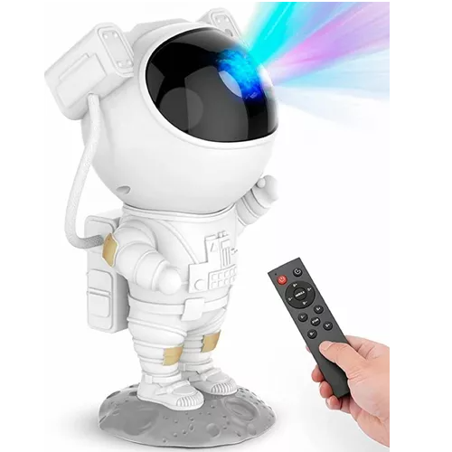 PROYECTOR ASTRONAUTA LUZ GALAXIA CON CONTROL - 2