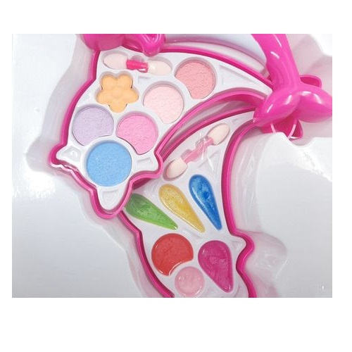 KIT DE MAQUILLAJE SOMBRAS LABIALES PARA NIÑAS FORMA DELFÍN - 6