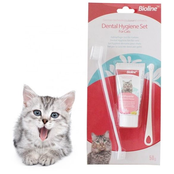 SET GATOS BIOLINE HIGIENE SALUD DENTAL 50 GR - 1