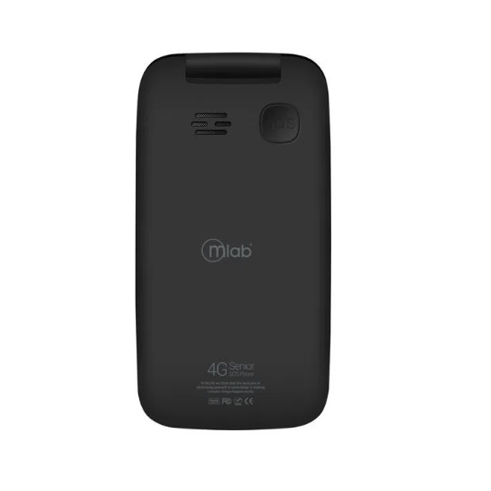 TELÉFONO SENIOR 4G ALMEJA NEGRO MLAD INCLUYE SIM CARD - 3